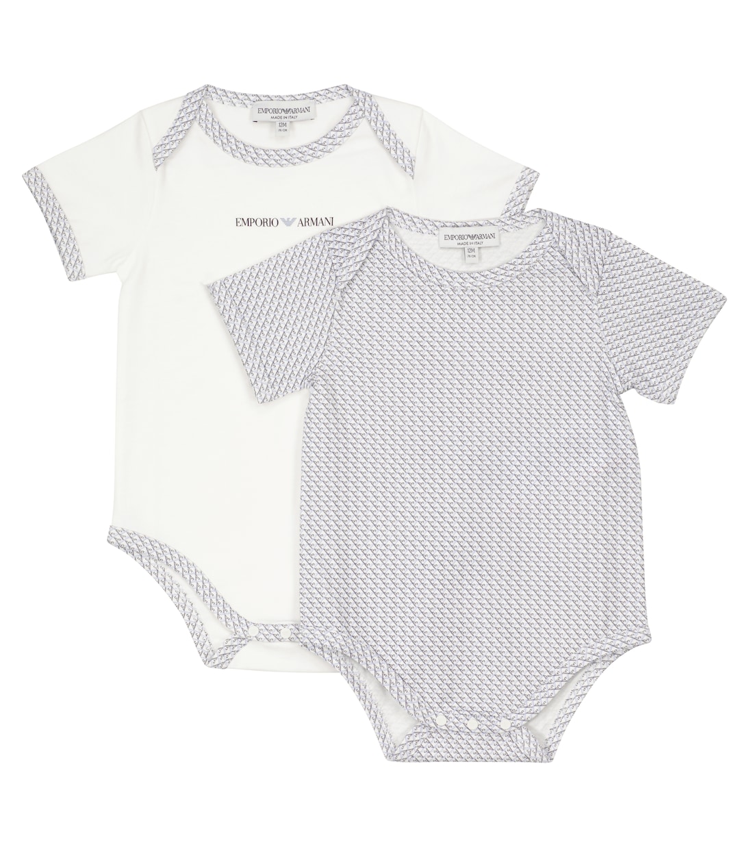 Bébé – Set de 2 bodys en coton | Emporio Armani Kids