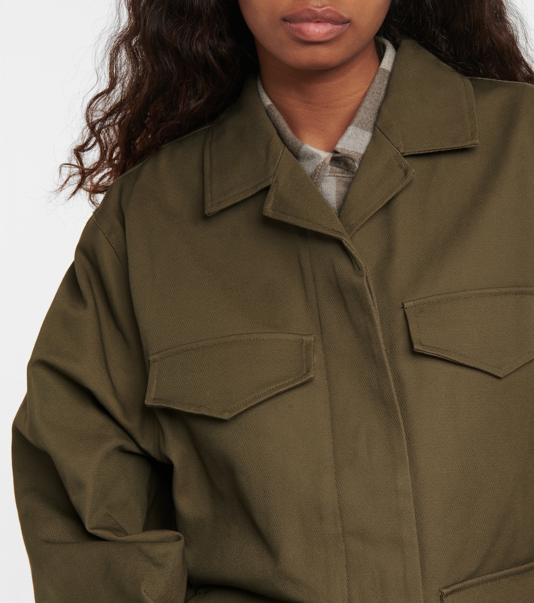 Cotton cargo jacket | Toteme