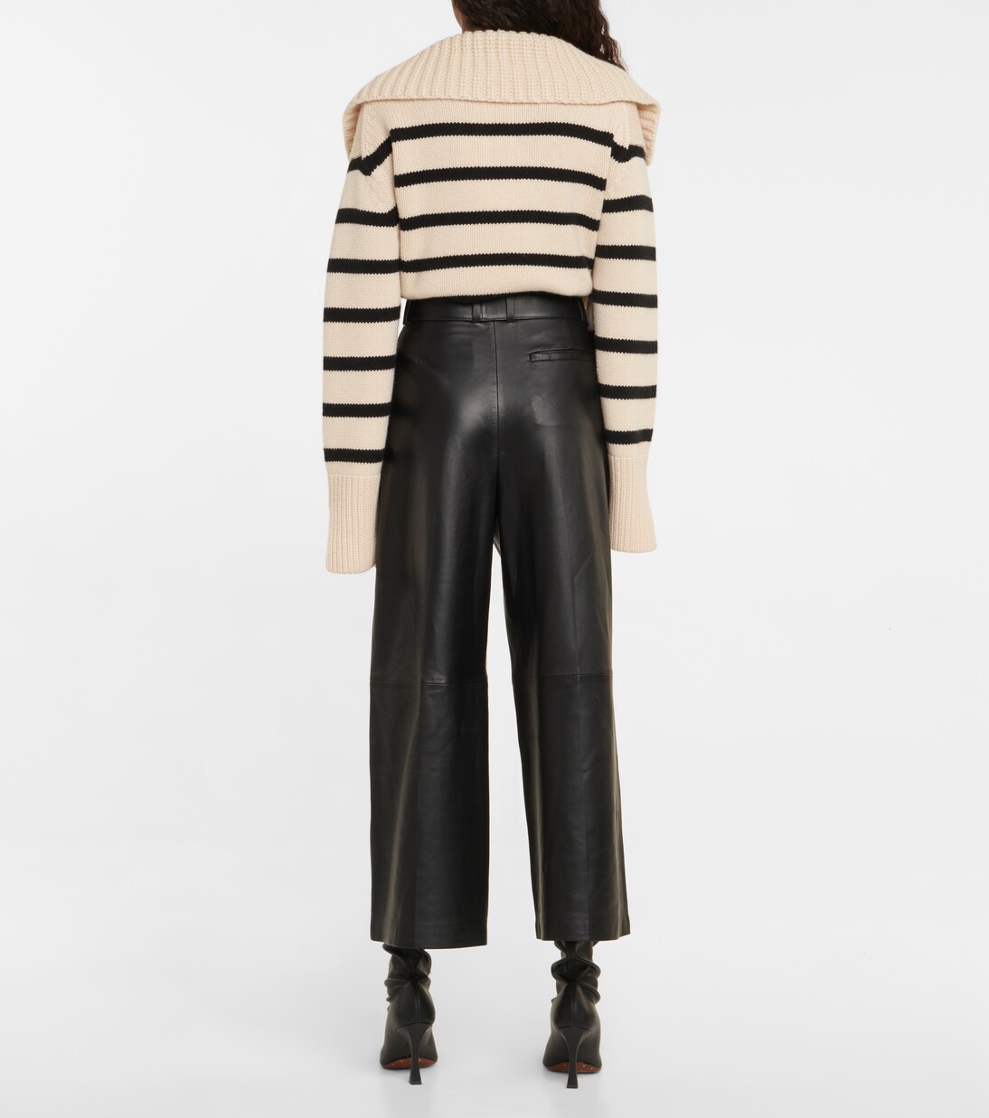 Jupe-culotte Taja en cuir | Joseph