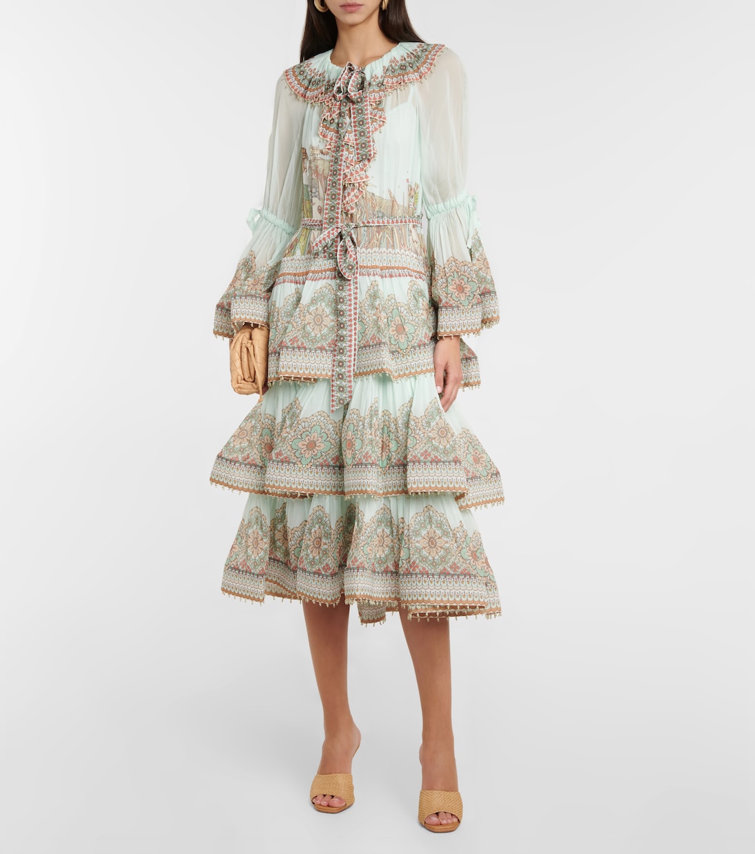 Kaleidoscope embellished midi dress | Zimmermann