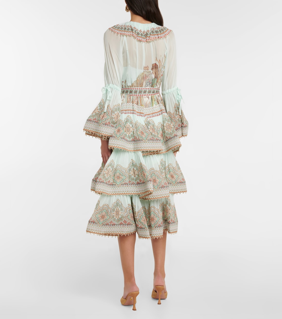 Kaleidoscope embellished midi dress | Zimmermann