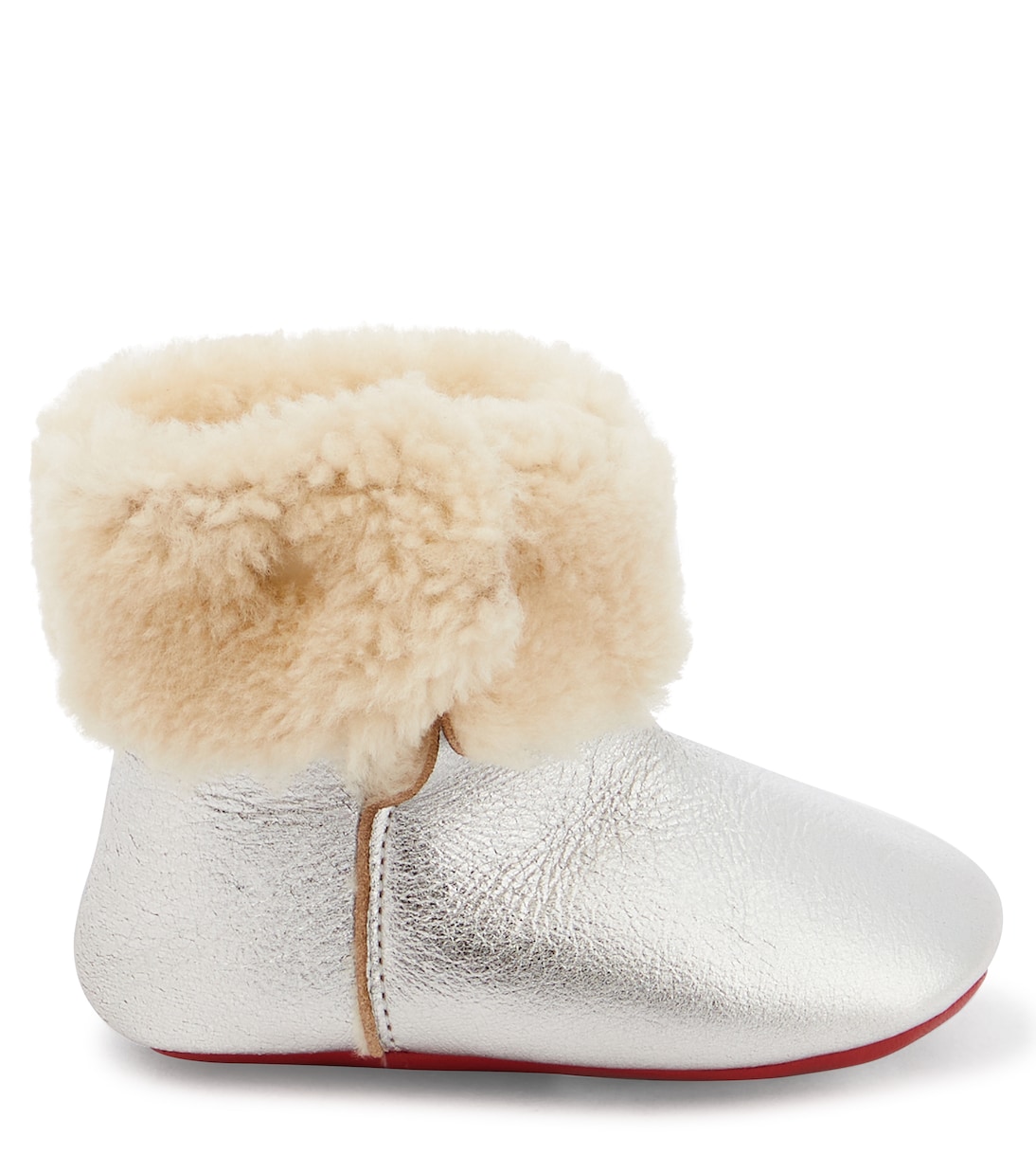 Baby - Stivaletti in shearling e nappa | Christian Louboutin Kids