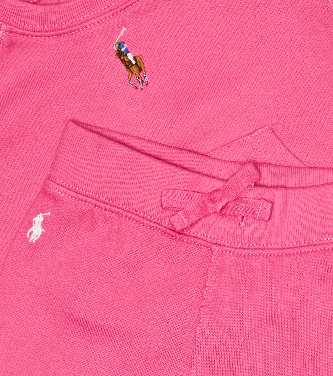 Baby cotton-blend sweatshirt and sweatpants set | Polo Ralph Lauren Kids