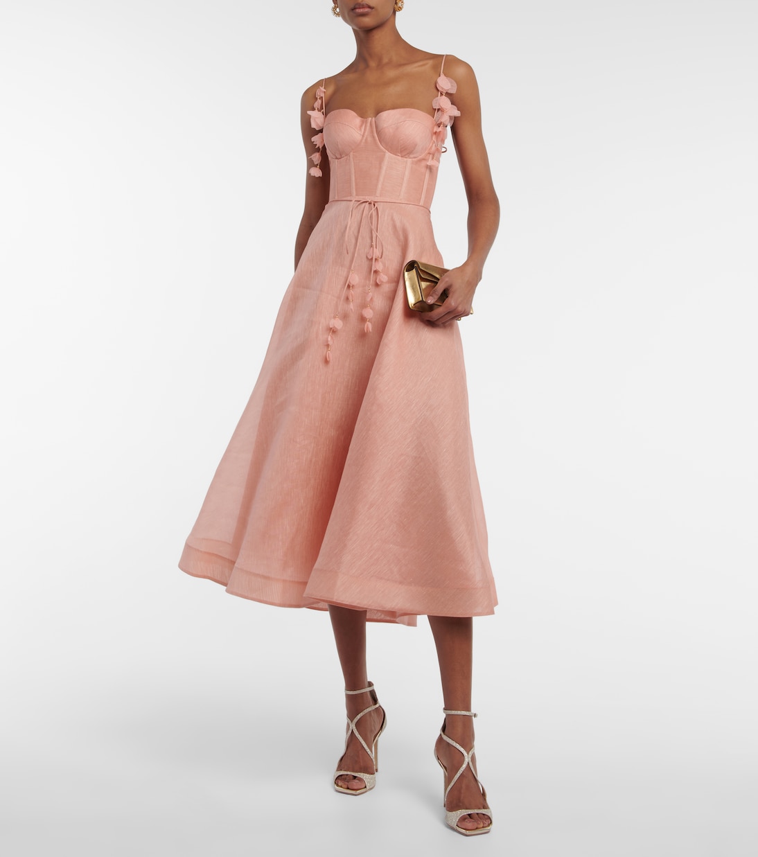 Sandali Azia 95 con glitter | Jimmy Choo