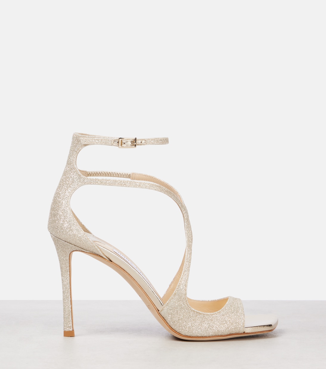 Sandali Azia 95 con glitter | Jimmy Choo