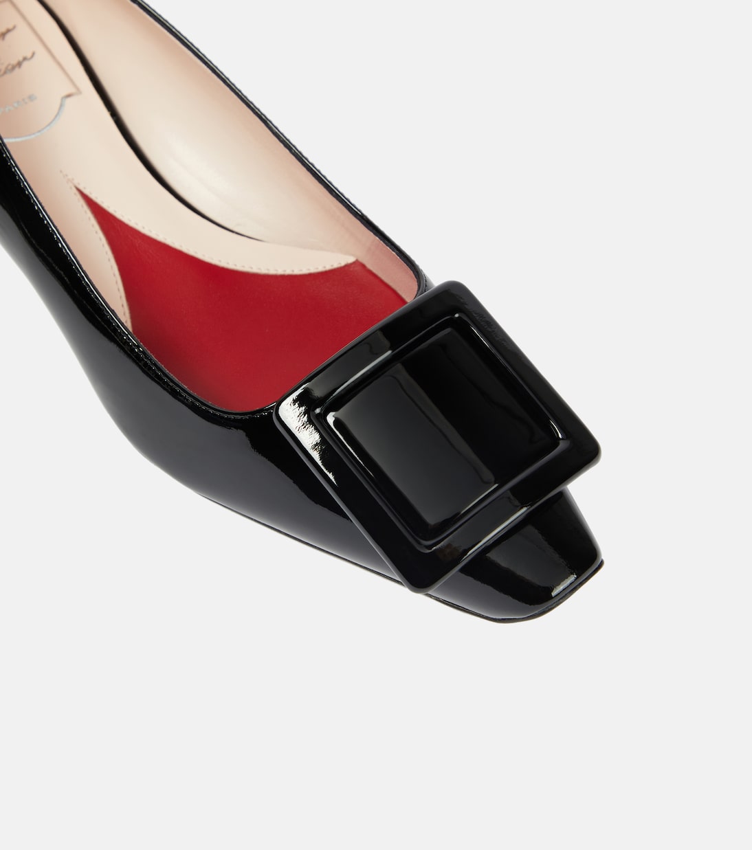 Ballerinas Strass aus Lackleder | Roger Vivier