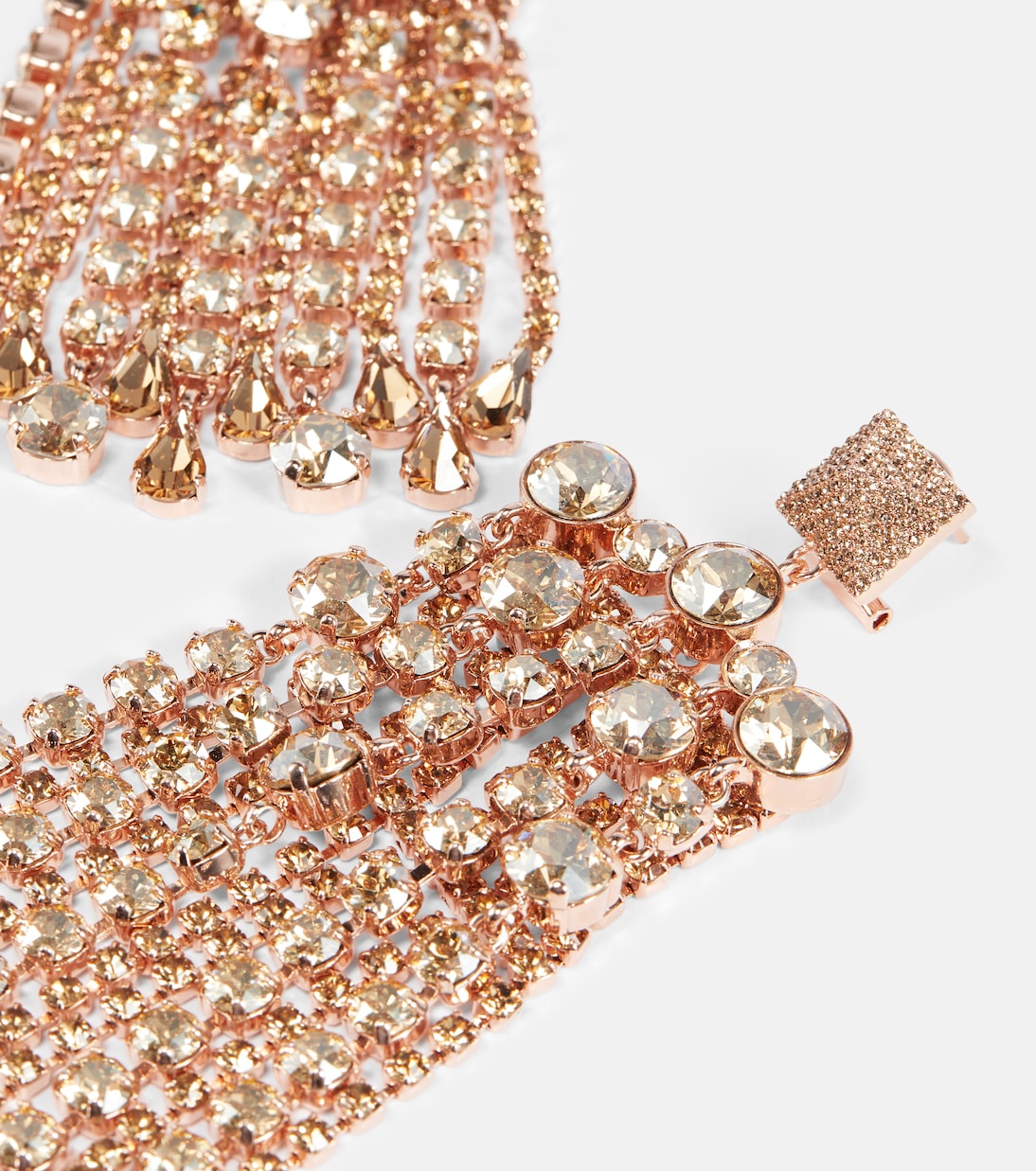 Boucles d'oreilles Rockstud à cristaux | Valentino