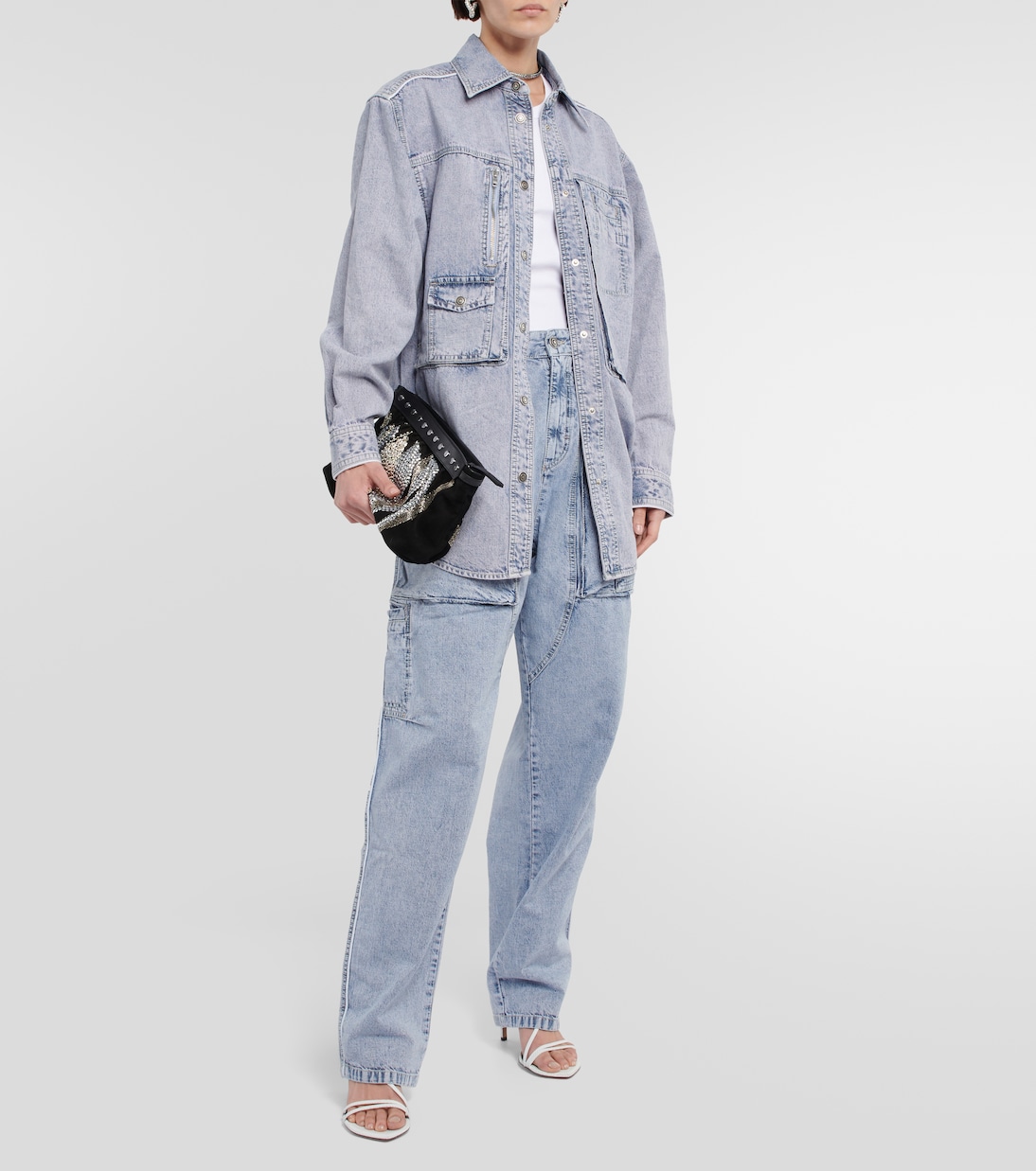 Pearl denim jacket | Isabel Marant
