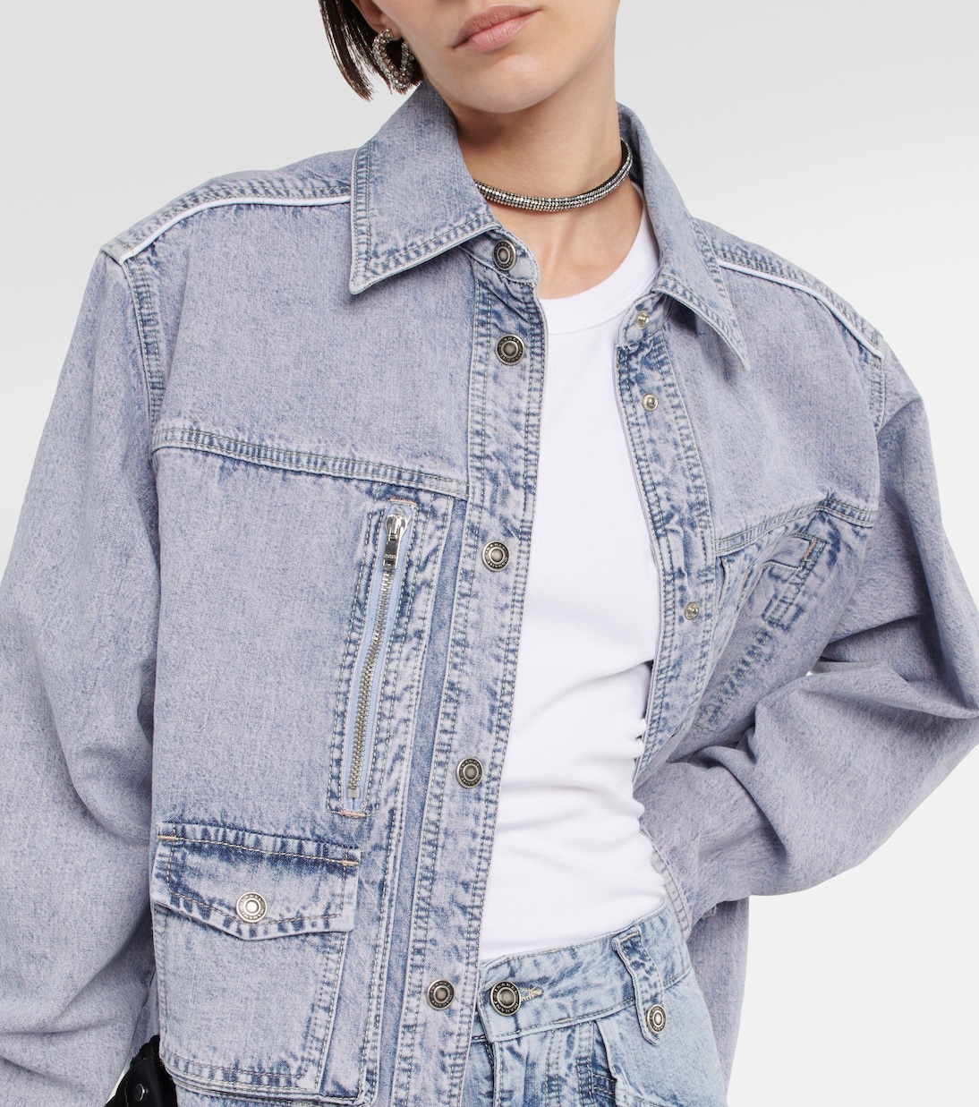 Pearl denim jacket | Isabel Marant