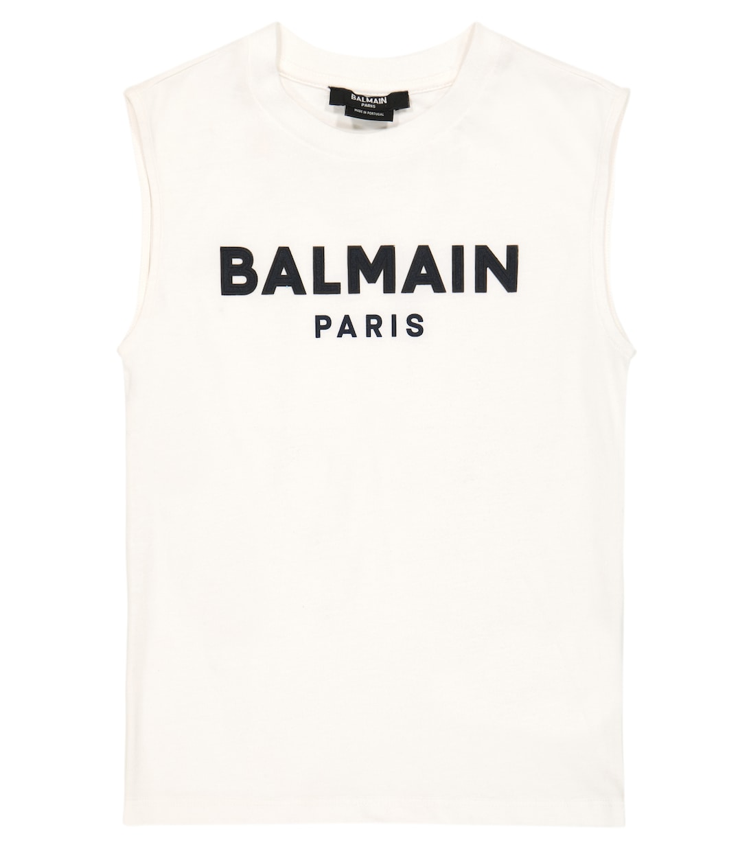 Top aus Baumwoll-Jersey | Balmain Kids