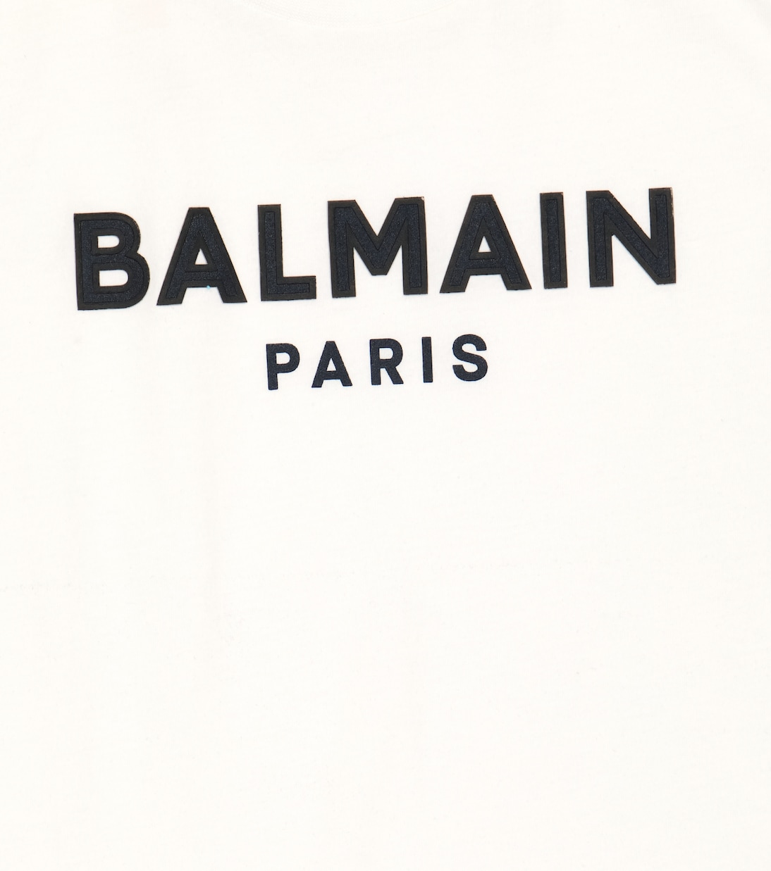 Top aus Baumwoll-Jersey | Balmain Kids