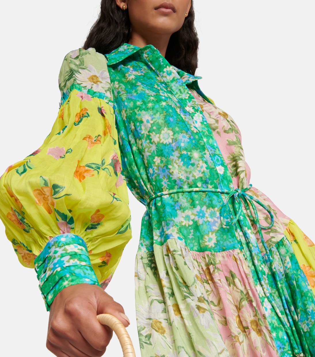 Abito chemisier Kenzie patchwork | Alémais