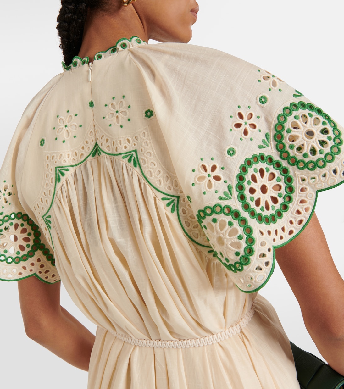 Abito midi Raie in cotone | Zimmermann