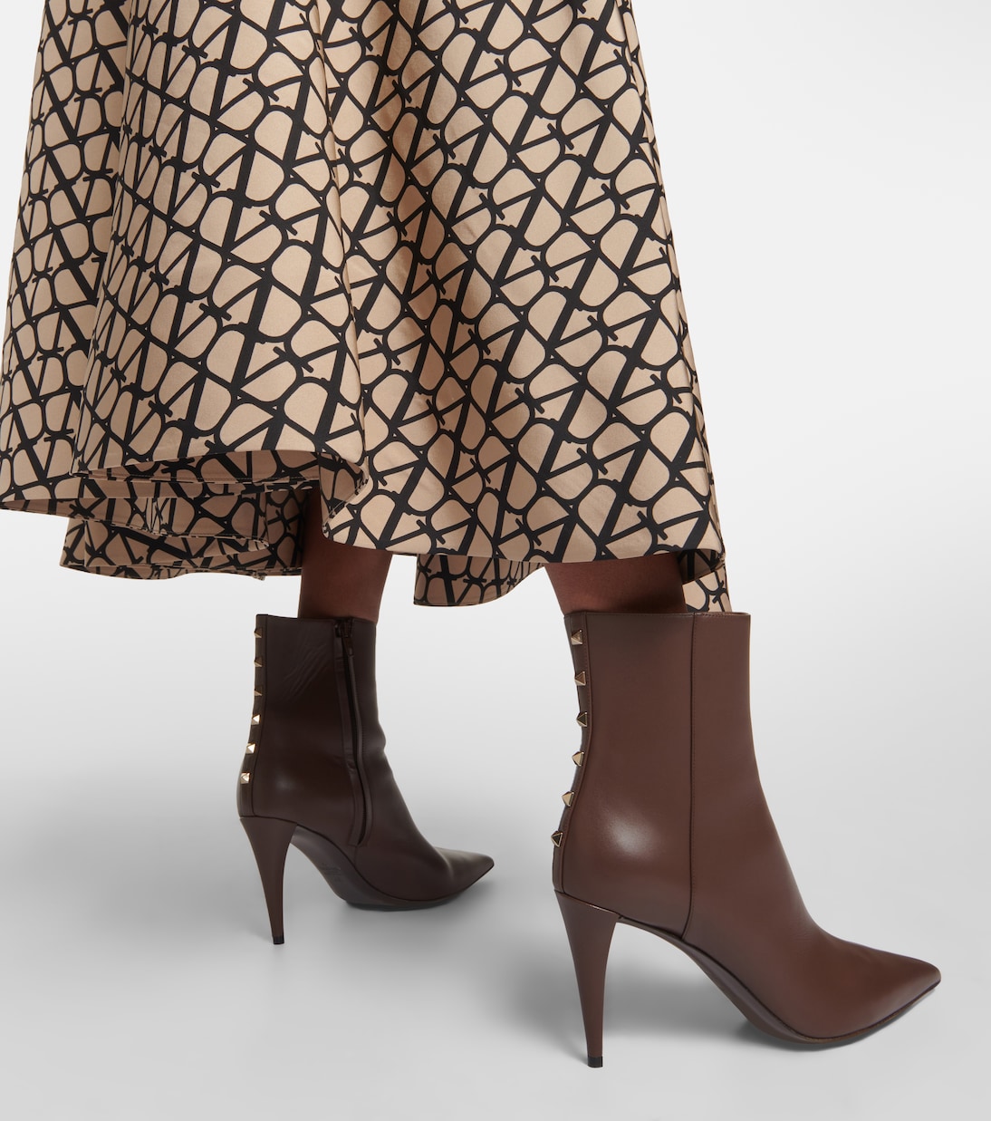 Rockstud leather ankle boots | Valentino Garavani