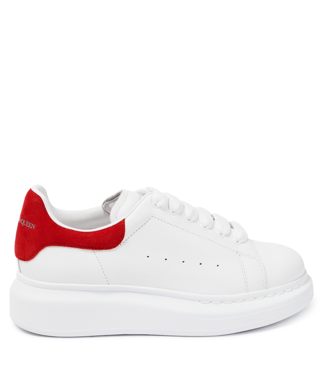 Oversized leather sneakers | Alexander McQueen Kids