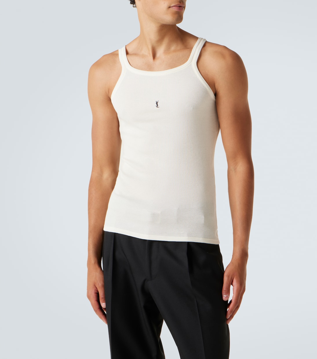 Top en coton à logo | Saint Laurent