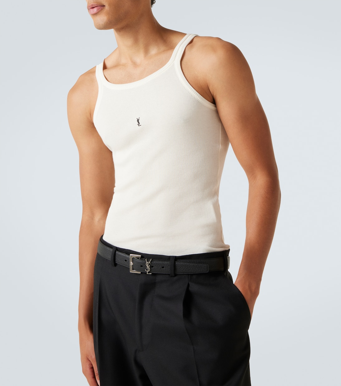 Top en coton à logo | Saint Laurent