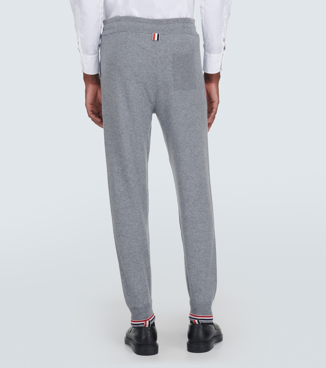 RWB Stripe cashmere sweatpants | Thom Browne