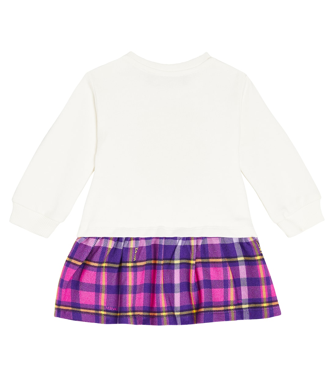 Baby - Abito in jersey di cotone con logo | Versace Kids