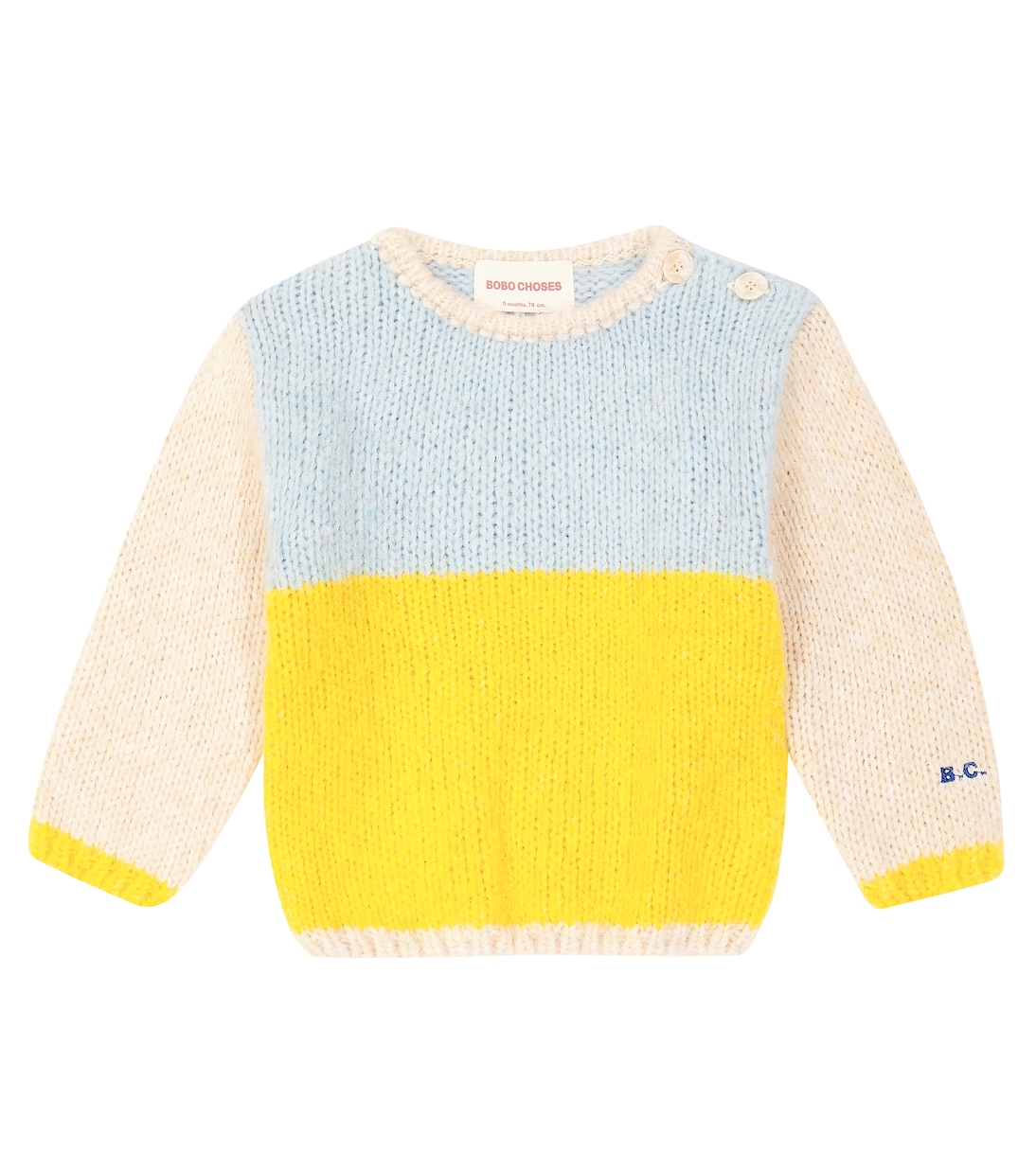 Baby - Pullover a blocchi di colore | Bobo Choses