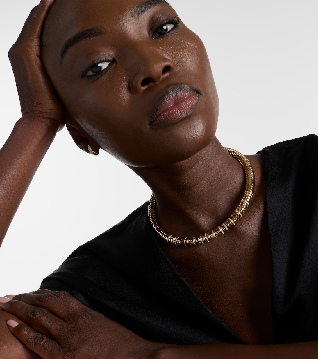 Collana Versus in oro 14kt con diamanti | Rainbow K