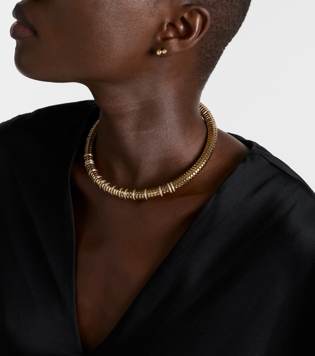 Collana Versus in oro 14kt con diamanti | Rainbow K
