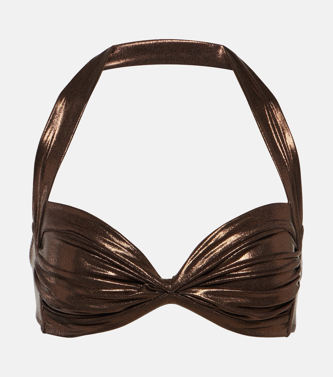 Top bikini Bill metallizzato | Norma Kamali