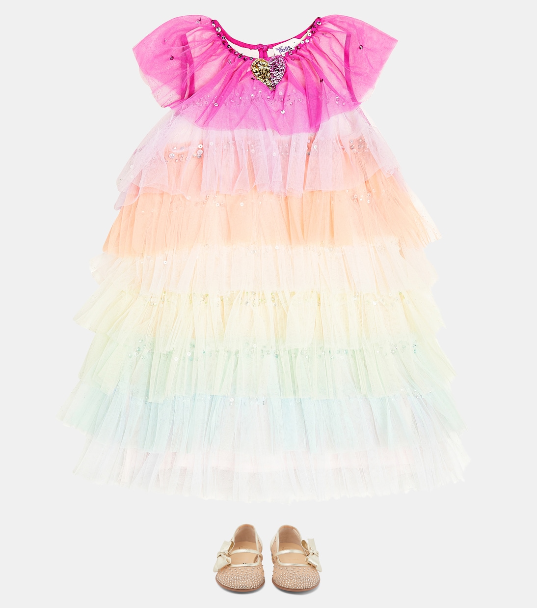 x Trolls - Abito Rageous in tulle | Tutu Du Monde