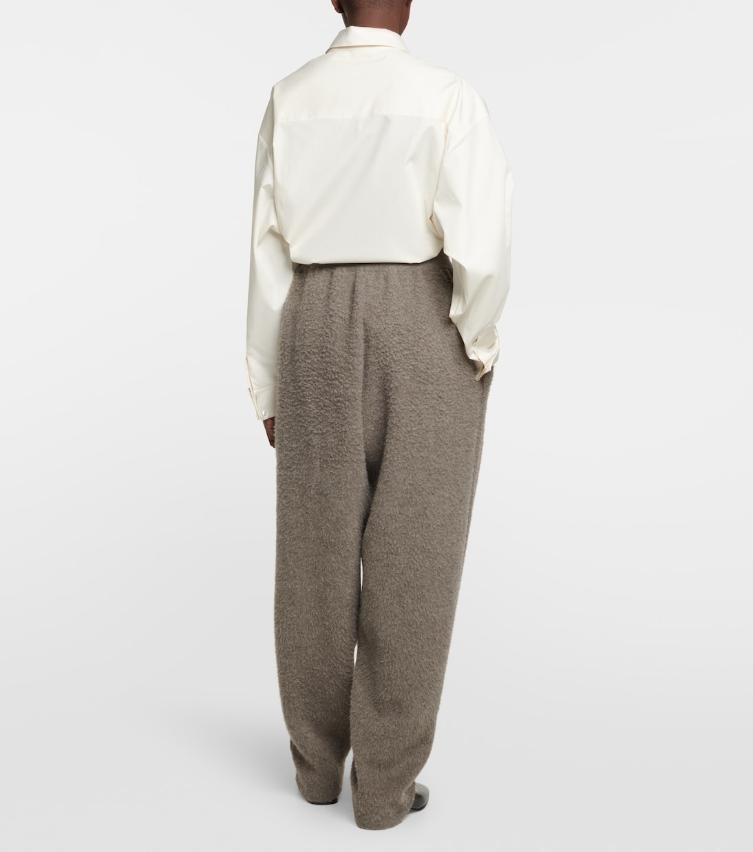 Ednah oversized felted wool pants | The Row