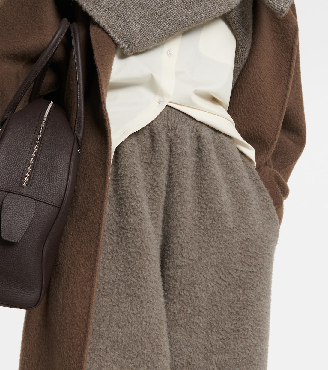 Ednah oversized felted wool pants | The Row