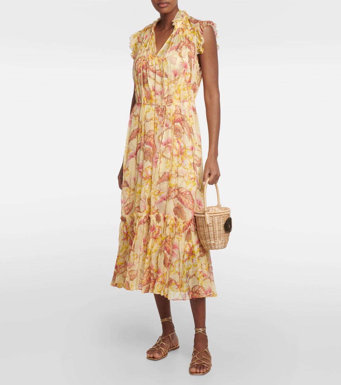 Midikleid Matchmaker aus Georgette | Zimmermann