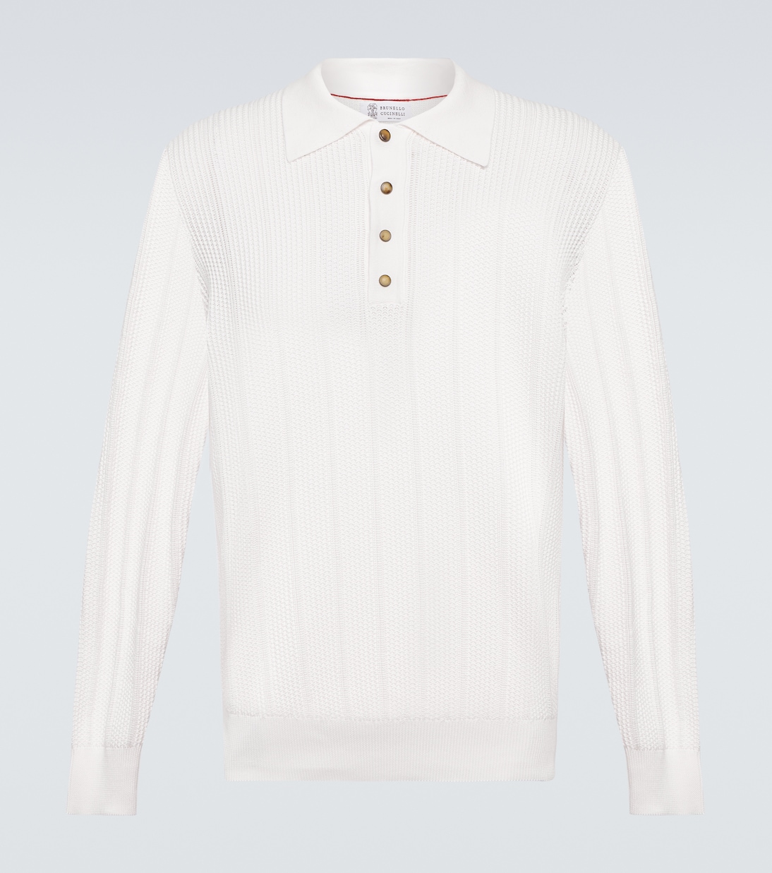Polopullover aus Baumwolle | Brunello Cucinelli