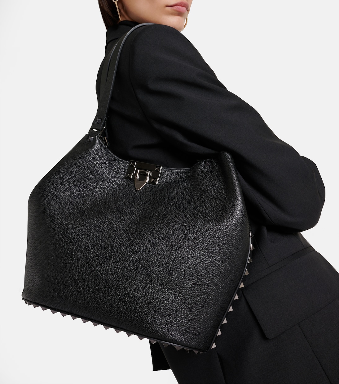 Sac Rockstud Small en cuir | Valentino Garavani