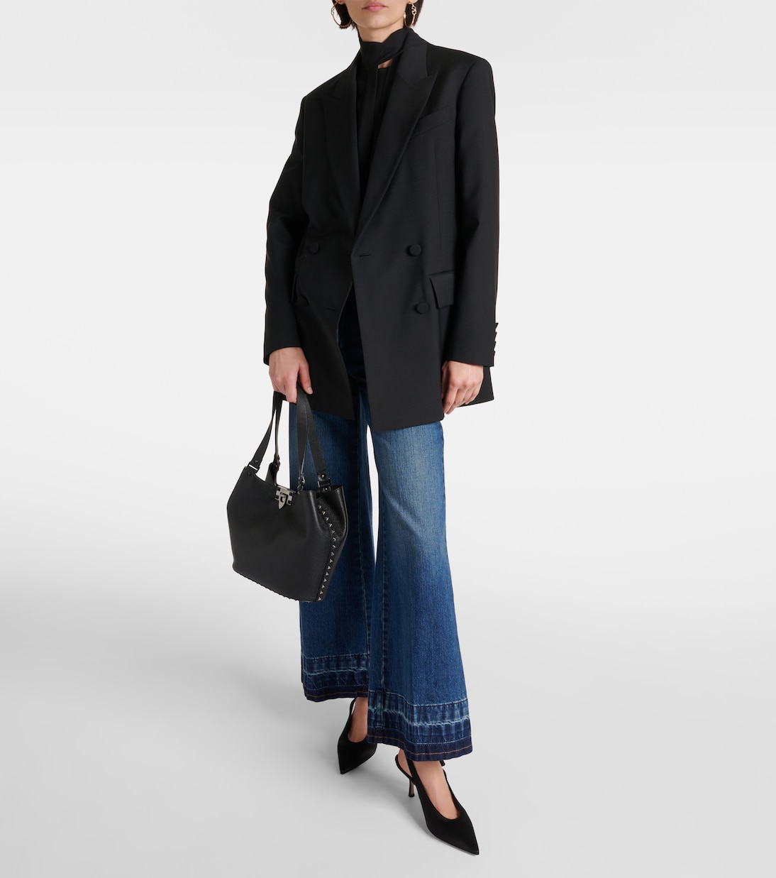 Sac Rockstud Small en cuir | Valentino Garavani