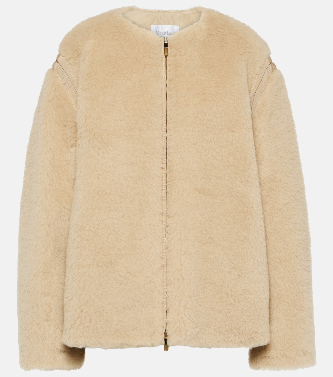 Panno alpaca, wool and silk teddy jacket | Max Mara