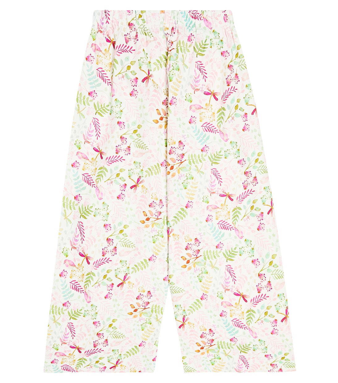 Pantalon en coton à fleurs | Il Gufo