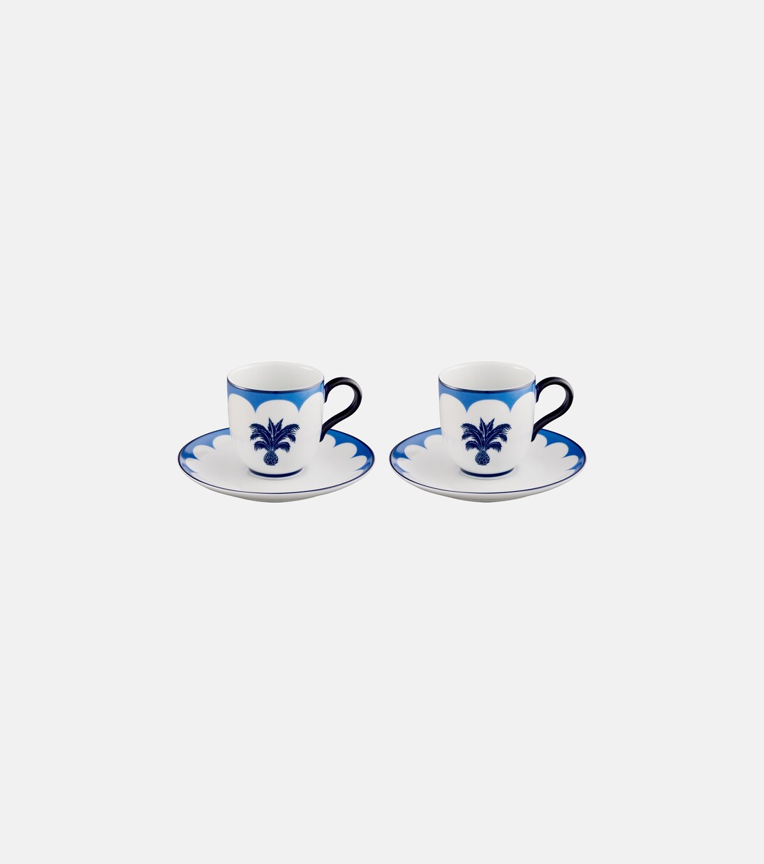 Jaipur set of 2 espresso cups and saucers | Aquazzura Casa