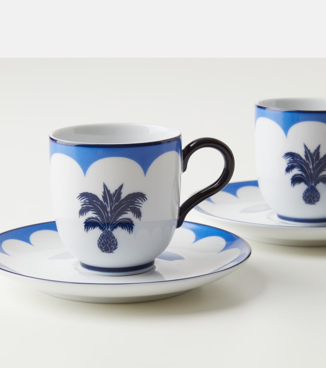 Jaipur set of 2 espresso cups and saucers | Aquazzura Casa