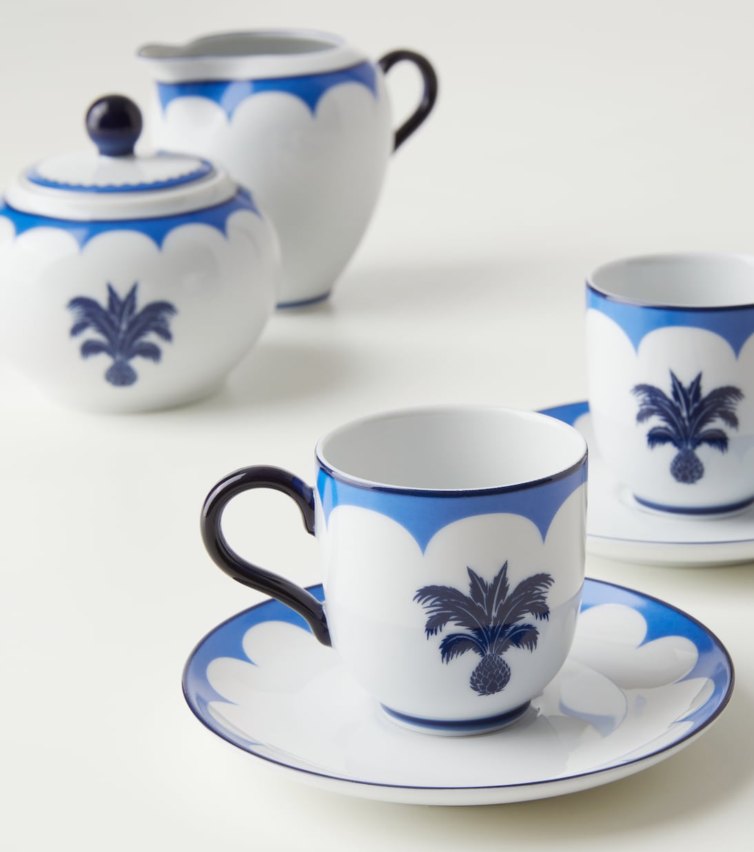 Jaipur set of 2 espresso cups and saucers | Aquazzura Casa