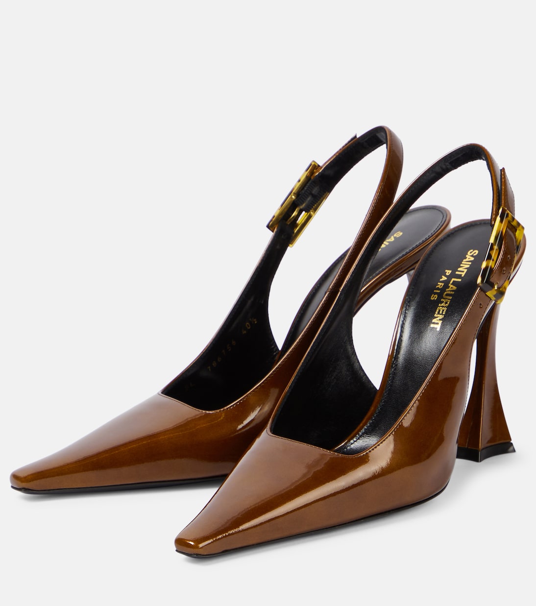 Escarpins Dune en cuir verni | Saint Laurent