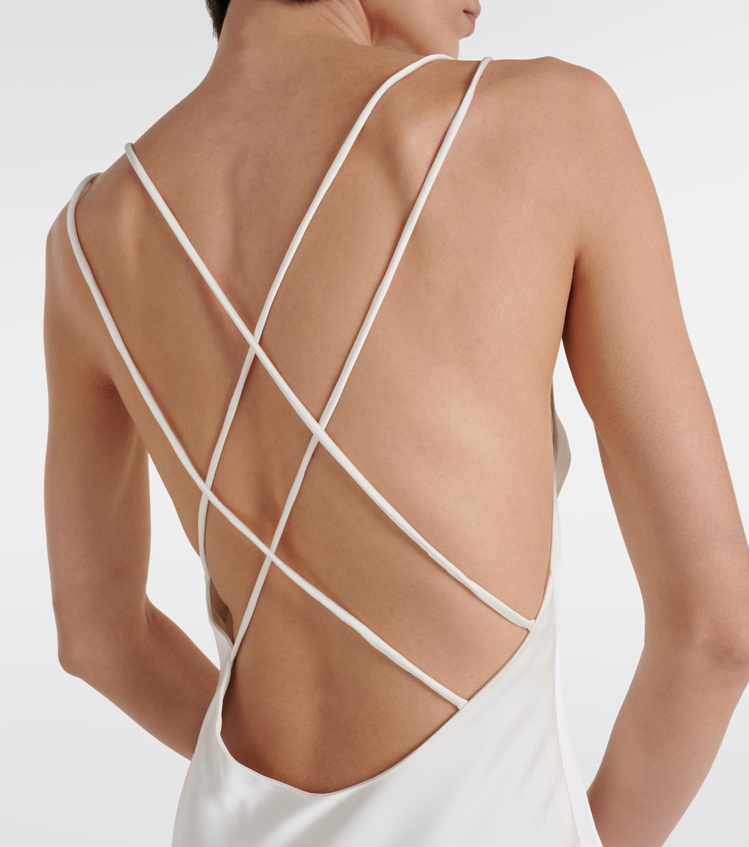 Robe en satin | Rotate