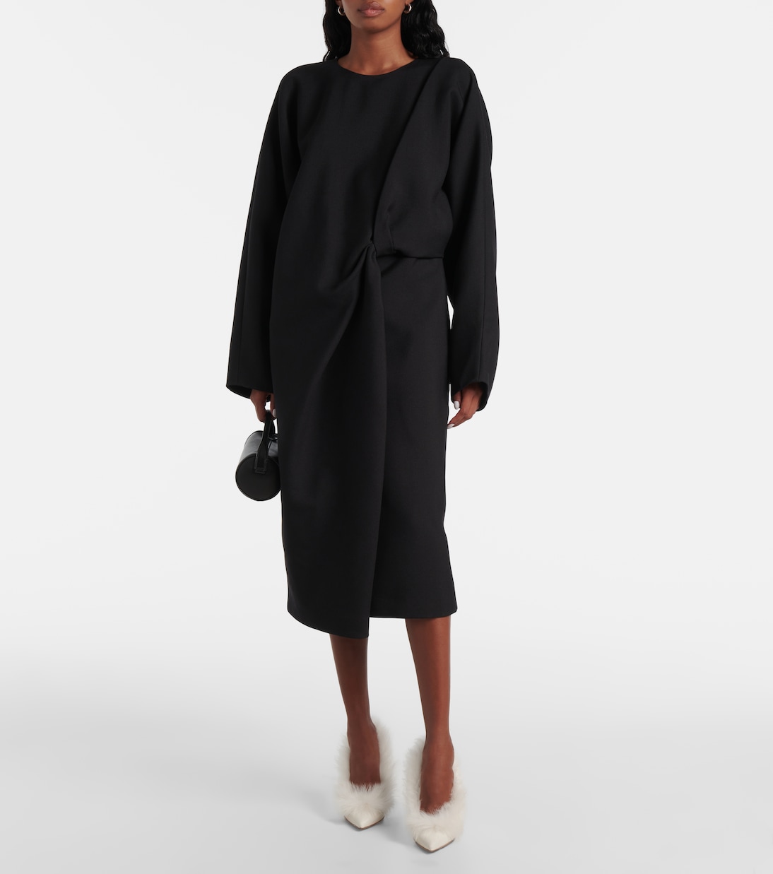 Pumps Jenny aus Lackleder mit Shearling | Gianvito Rossi