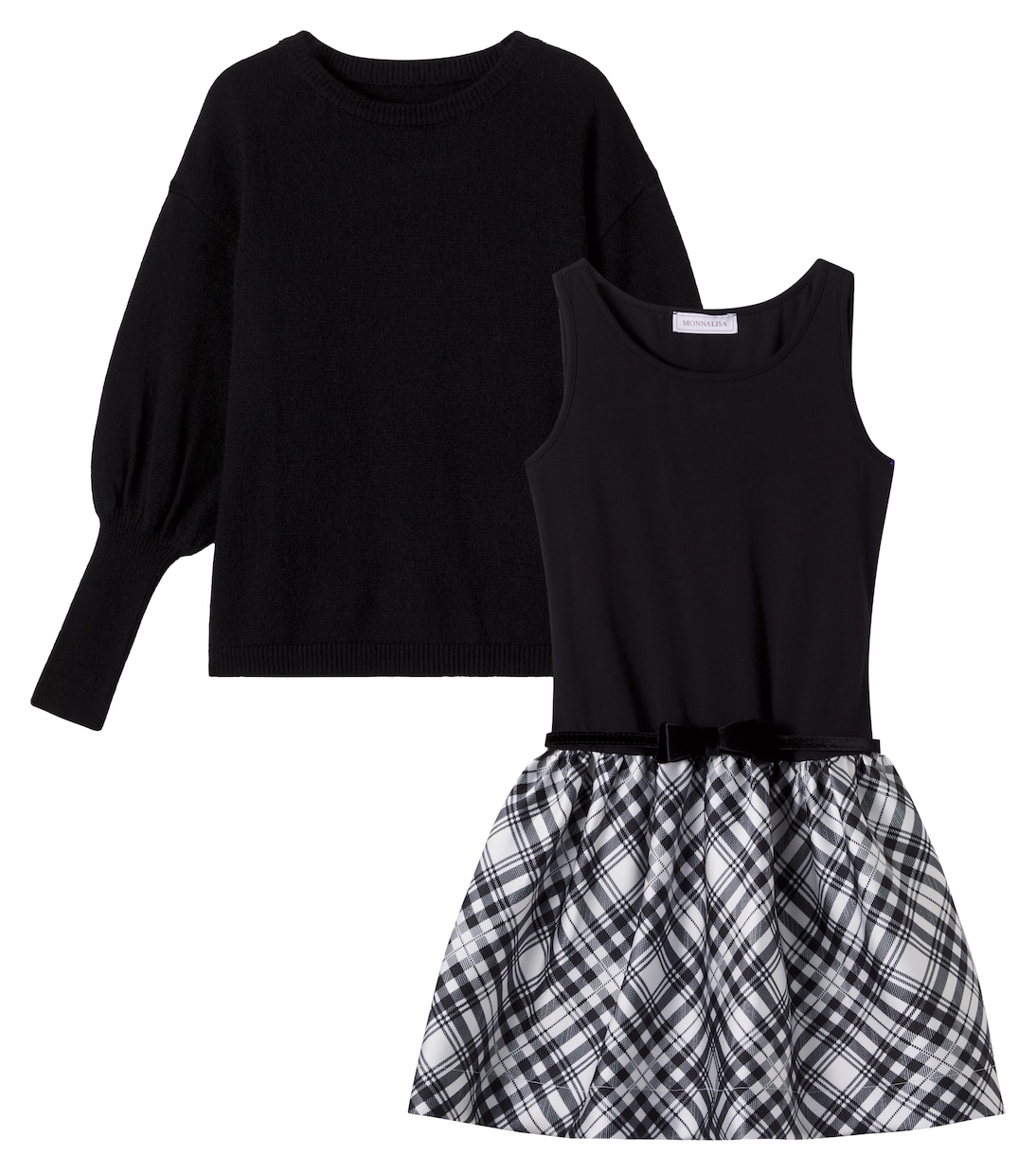 Set aus Kleid und Pullover | Monnalisa