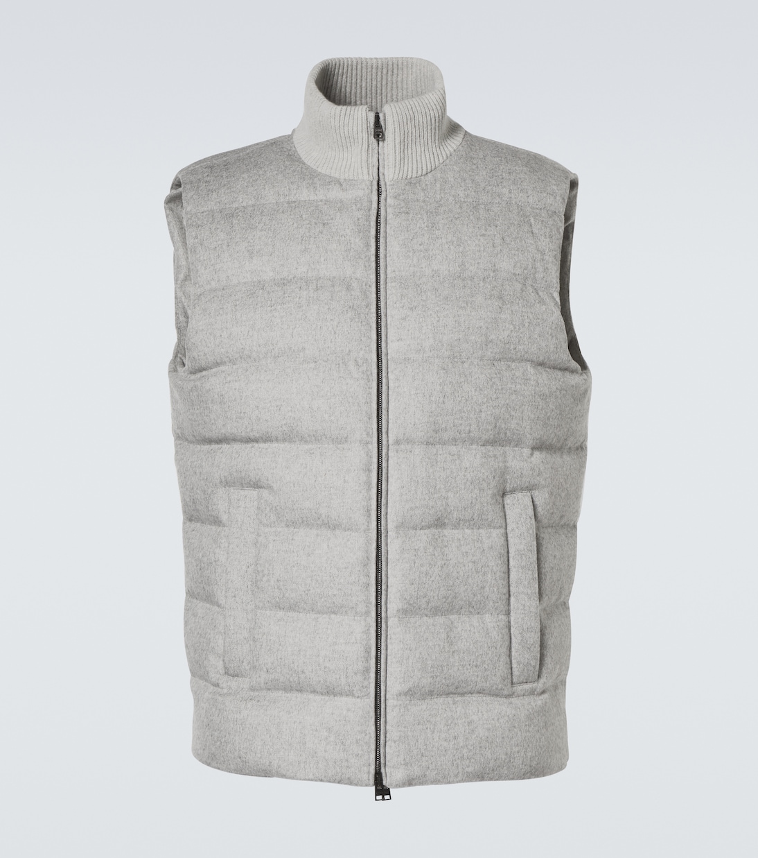 Piumino in seta e cashmere senza maniche | Herno