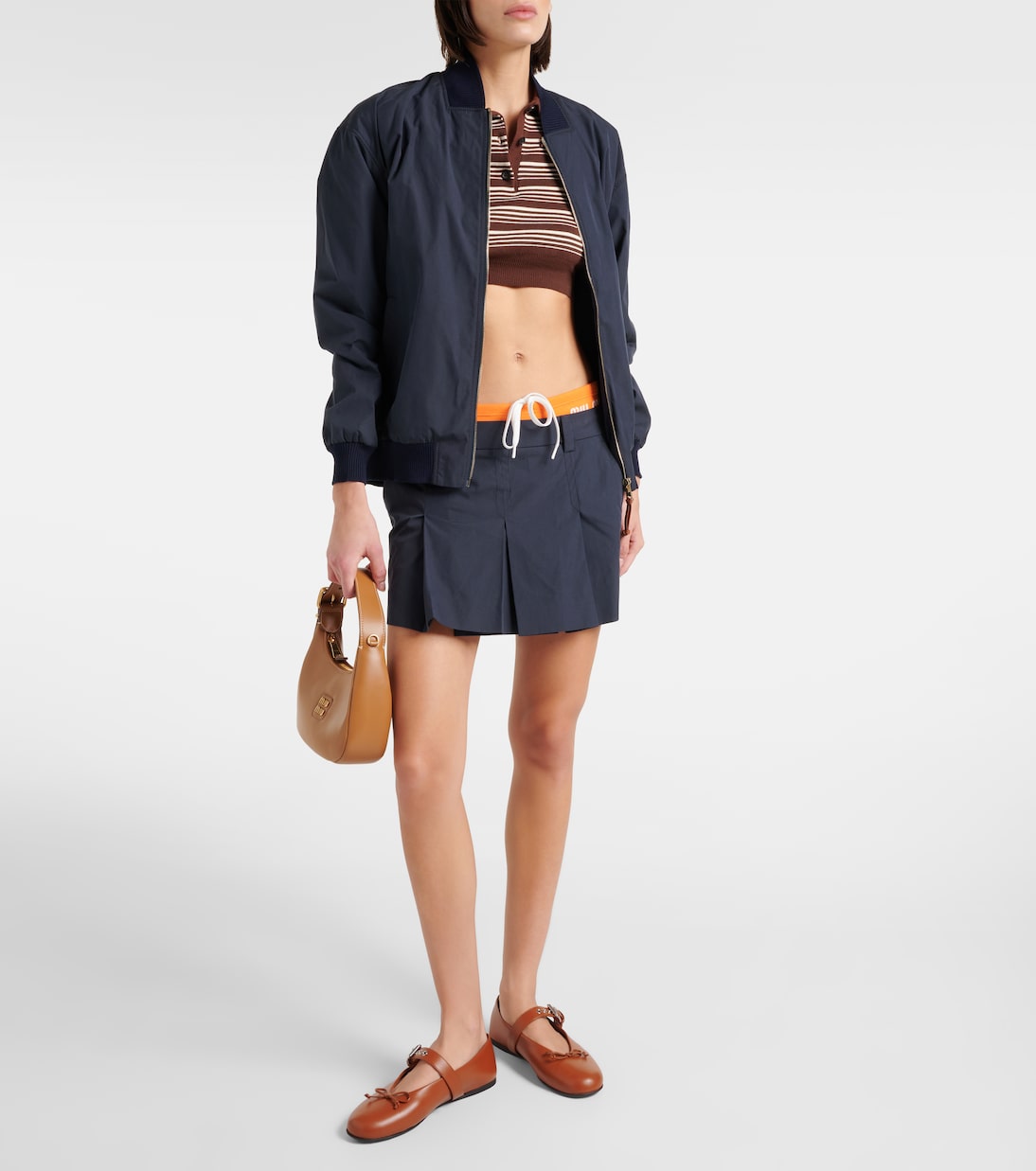 Ballerine in pelle | Miu Miu