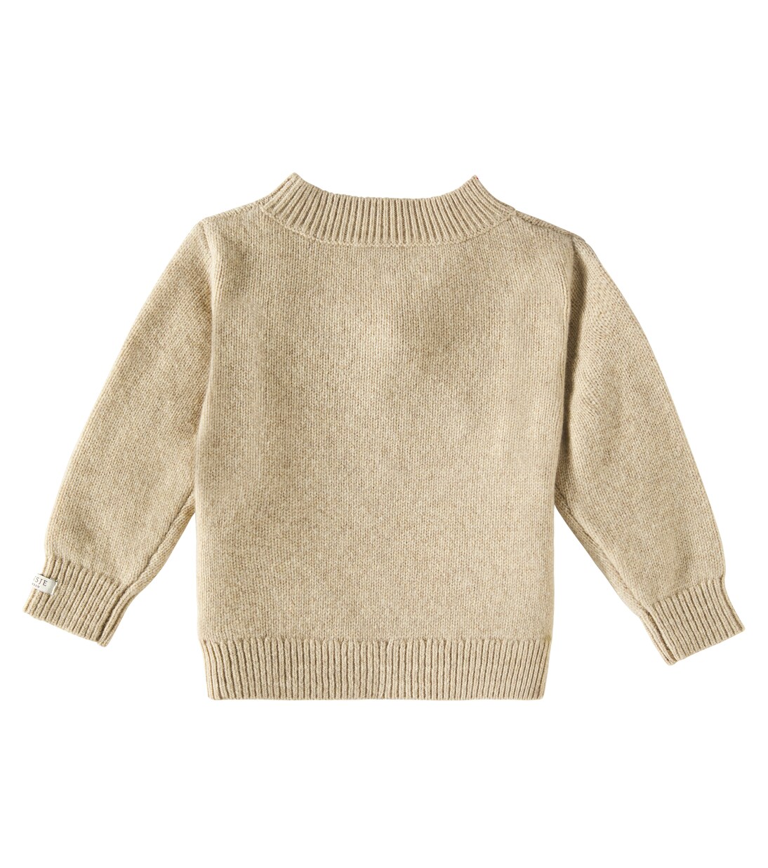 Baby Pullover Denn Bear aus Wolle | Donsje
