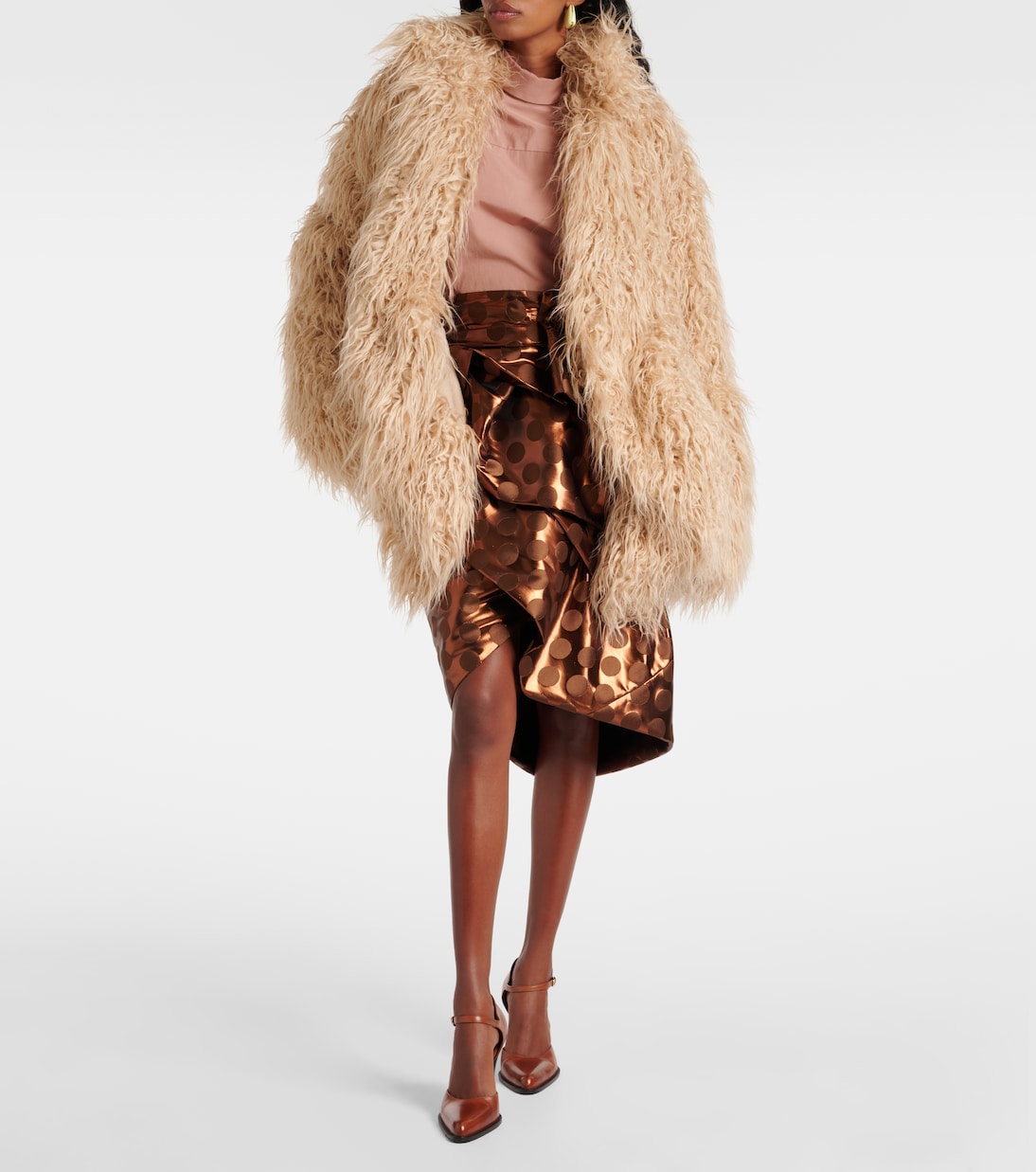 Cappotto in pelliccia sintetica | Dries Van Noten