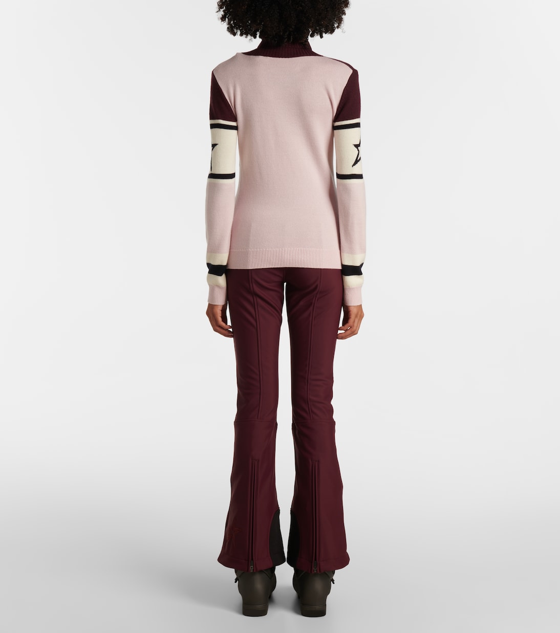 Schild intarsia wool turtleneck sweater | Perfect Moment