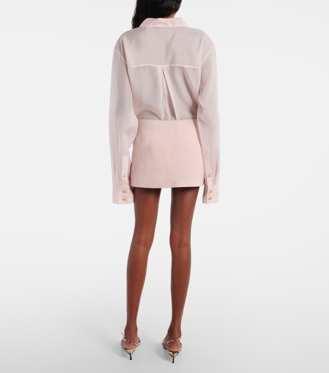 Minigonna Jett in suede | Khaite