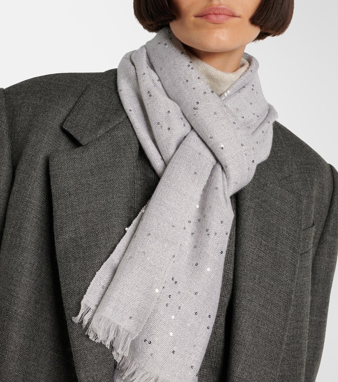 Sciarpa in cashmere e seta | Brunello Cucinelli